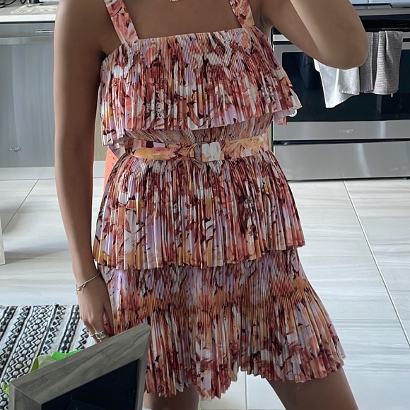 Acler Eliot pleated Mini dress - Picture 2 of 5